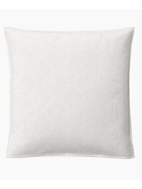 Ralph Lauren Elysia Park Row Euro Sham Chic Cream NEW